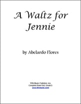 A Waltz for Jennie Concert Band sheet music cover